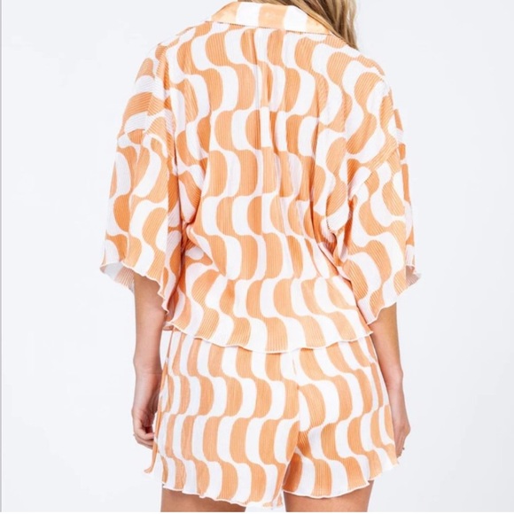 NWT Women's Princess Polly Swiper Two-piece Set in Orange - Picture 2 of 7